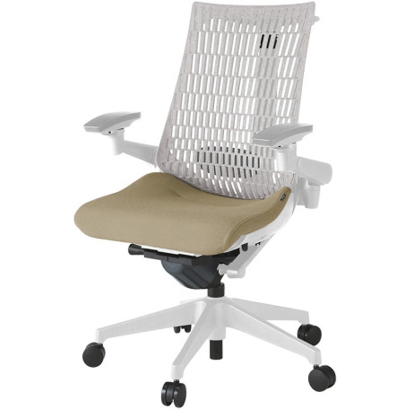 KG427PSHGNY3T6 アクトチェア エラストマーバック 可動肘 ハンガー ランバーサポート付 樹脂脚 PS張地 ナイロンキャスター<配送時組立サービス付> 1台 イトーキ 【通販モノタロウ】