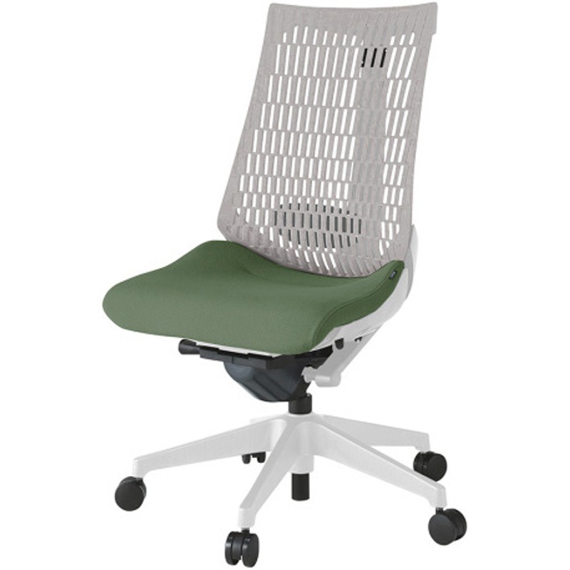 KG420PS-MGNQ2T6 アクトチェア エラストマーバック 肘なし ランバーサポート付 樹脂脚 PS張地 ウレタンキャスター<配送時組立サービス付> 1台 イトーキ 【通販モノタロウ】