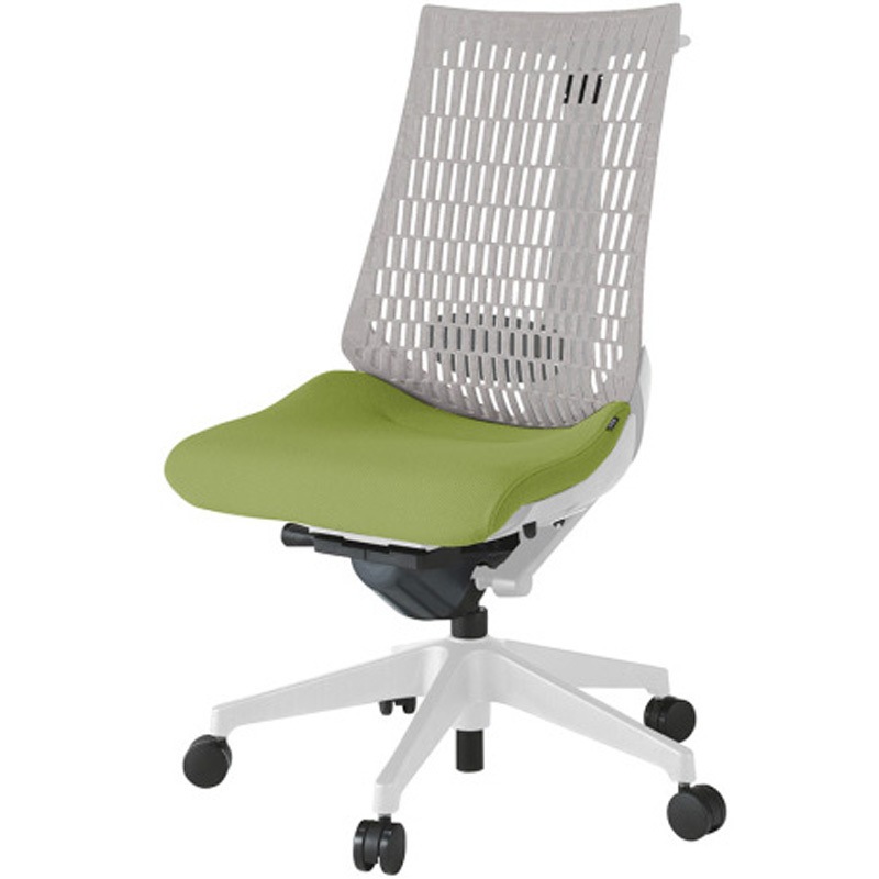 KG420PSHGNQ6T6 アクトチェア エラストマーバック 肘なし ハンガー ランバーサポート付 樹脂脚 PS張地 ナイロンキャスター<配送時組立サービス付> 1台 イトーキ 【通販モノタロウ】 60,390円