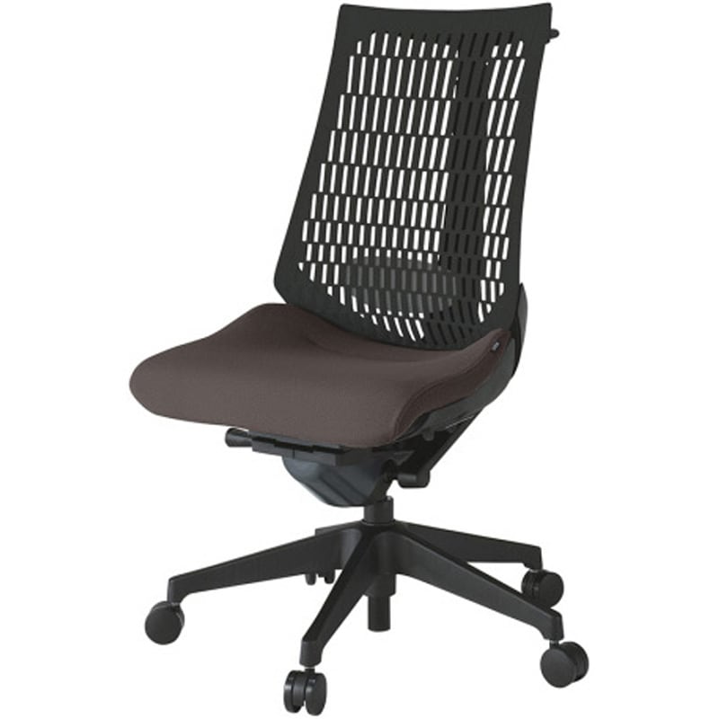 KG420PSHT1H2T1 アクトチェア エラストマーバック 肘なし ハンガー ランバーサポート付 樹脂脚 PS張地 ナイロンキャスター<配送時組立サービス付> 1台 イトーキ 【通販モノタロウ】
