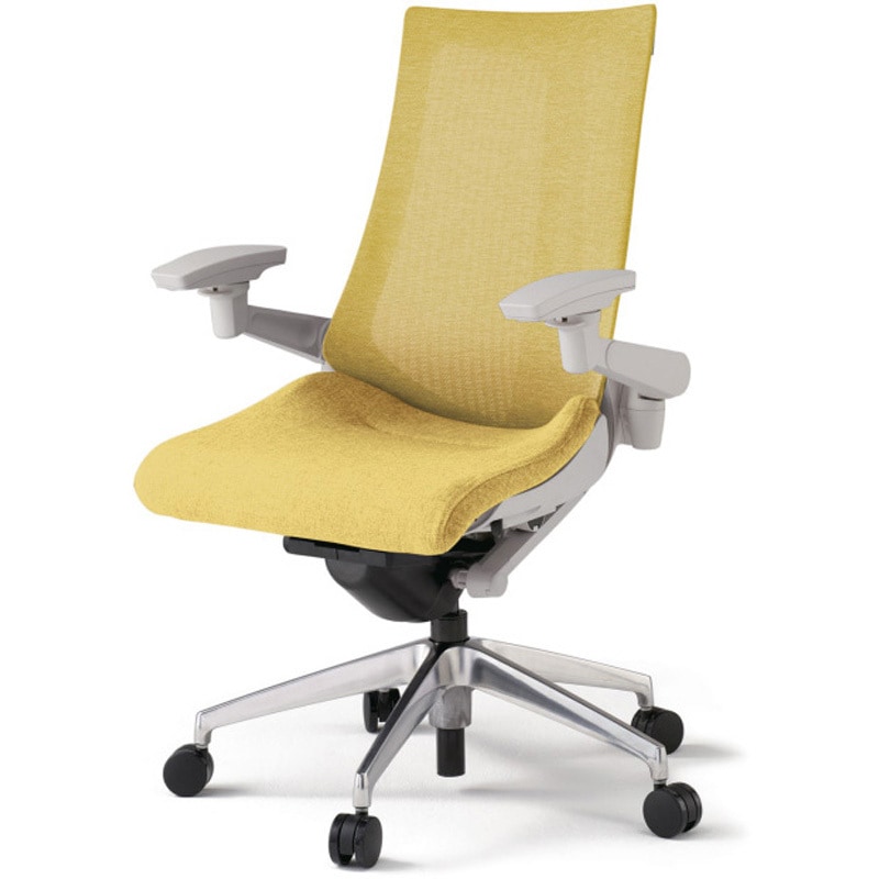 KG-477JEM1ZNU6 アクトチェア 可動肘 ランバーサポートなし アルミミラー脚 メッシュJE ウレタンキャスター<配送時組立サービス付> 1台 イトーキ 【通販モノタロウ】