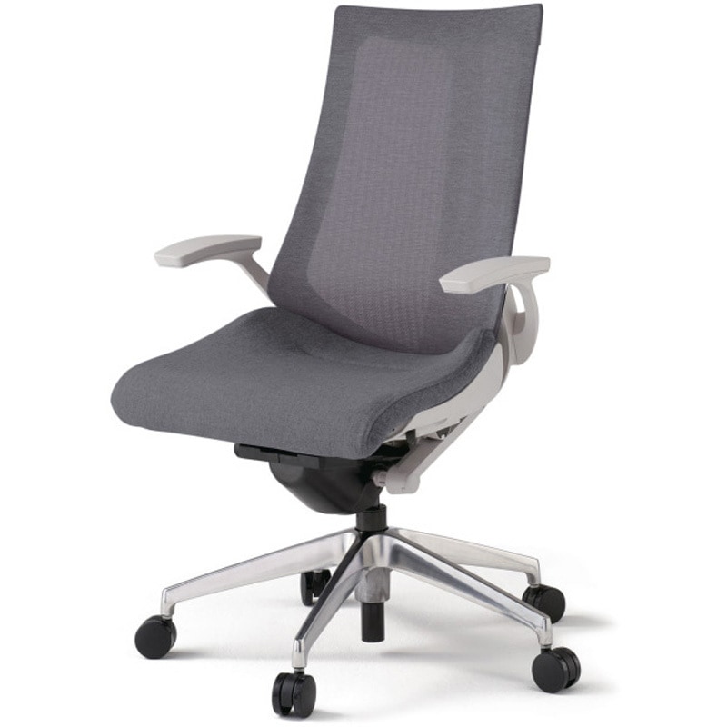 KG-475JEM1ZNT3 アクトチェア 固定肘 ランバーサポートなし アルミミラー脚 メッシュJE ウレタンキャスター<配送時組立サービス付> 1台 イトーキ 【通販モノタロウ】