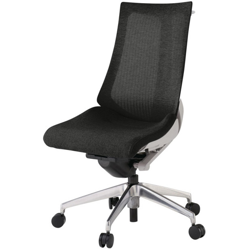 KG-470JEH-ZNT1 アクトチェア 肘なし ハンガー ランバーサポートなし アルミミラー脚 メッシュJE ナイロンキャスター<配送時組立サービス付> 1台 イトーキ 【通販モノタロウ】