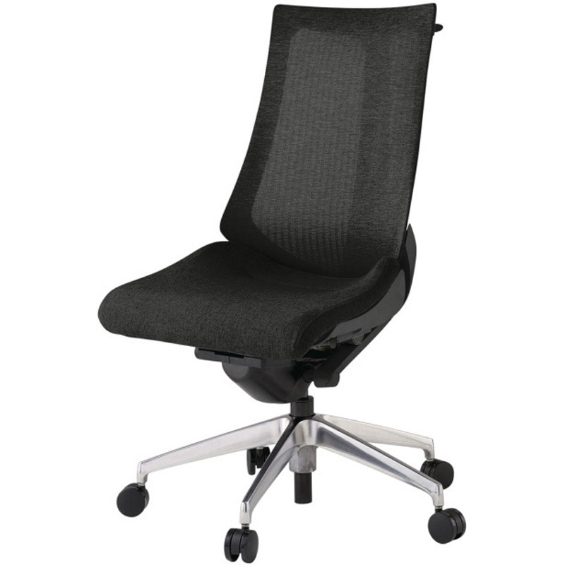 KG-470JEH-ZTT1 アクトチェア 肘なし ハンガー ランバーサポートなし アルミミラー脚 メッシュJE ナイロンキャスター<配送時組立サービス付> 1台 イトーキ 【通販モノタロウ】