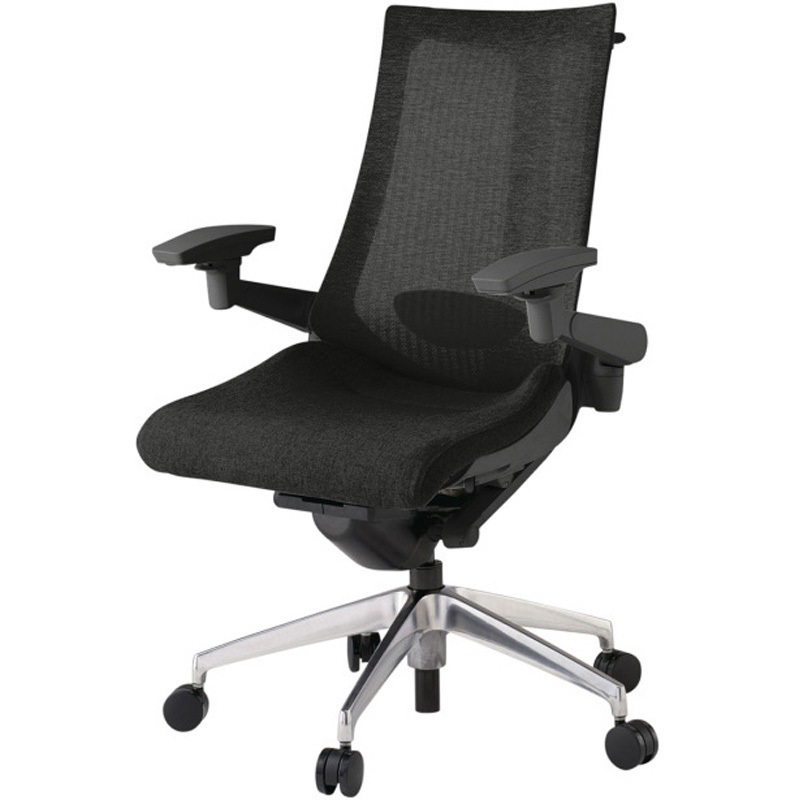 KG-457JEH1ZTT1 アクトチェア 可動肘 ハンガー ランバーサポート付 アルミミラー脚 メッシュJE ナイロンキャスター<配送時組立サービス付> 1台 イトーキ 【通販モノタロウ】 149,800円