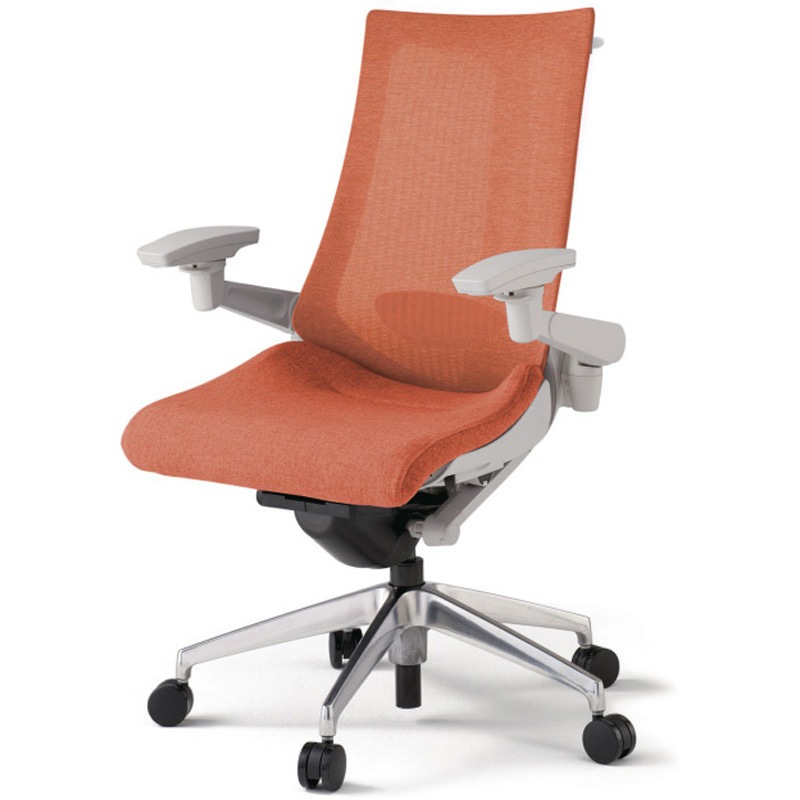 KG-457JEHM1ZND4 アクトチェア 可動肘 ハンガー ランバーサポート付 アルミミラー脚 メッシュJE ウレタンキャスター<配送時組立サービス付> 1台 イトーキ 【通販モノタロウ】 149,800円