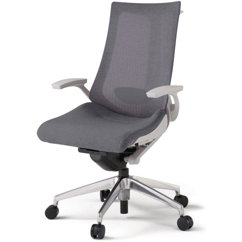 KG-455JEH1ZNT3 アクトチェア 固定肘 ハンガー ランバーサポート付 アルミミラー脚 メッシュJE ナイロンキャスター<配送時組立サービス付> 1台 イトーキ 【通販モノタロウ】 76,890円