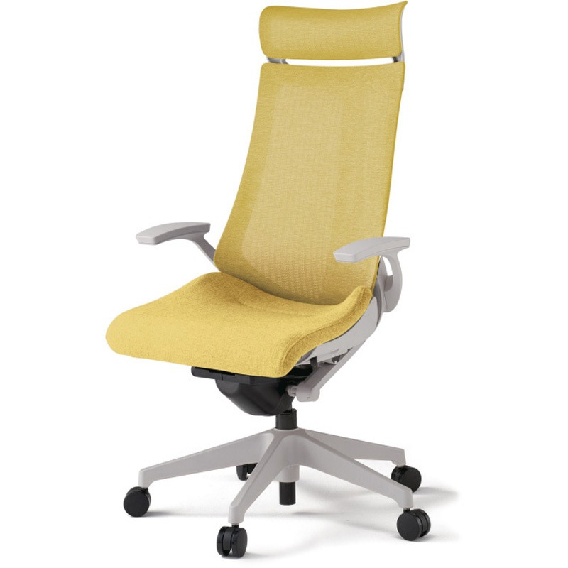 KG-475JEE1GNU6 アクトチェア エクストラハイバック 固定肘 ランバーサポートなし 樹脂脚 メッシュJE ナイロンキャスター<配送時組立サービス付> 1台 イトーキ 【通販モノタロウ】