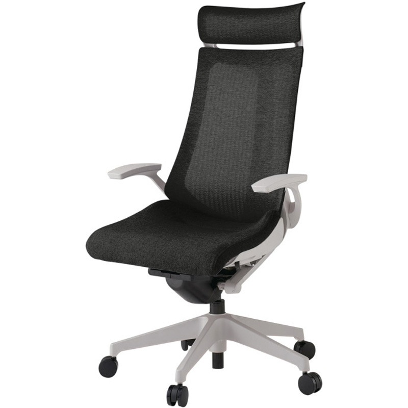 KG-475JEEM1GNT1 アクトチェア エクストラハイバック 固定肘 ランバーサポートなし 樹脂脚 メッシュJE ウレタンキャスター<配送時組立サービス付> 1台 イトーキ 【通販モノタロウ】