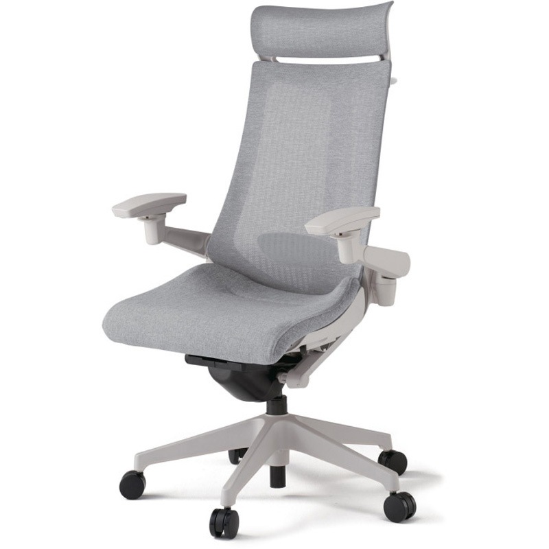 KG-457JEX1GNT7 アクトチェア エクストラハイバック 可動肘 ハンガー ランバーサポート付 樹脂脚 メッシュJE ナイロンキャスター<配送時組立サービス付> 1台 イトーキ 【通販モノタロウ】