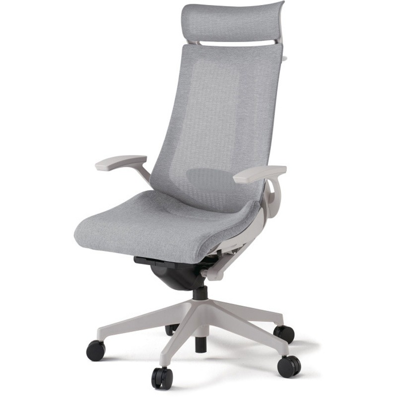 KG-455JEXM1GNT7 アクトチェア エクストラハイバック 固定肘 ハンガー ランバーサポート付 樹脂脚 メッシュJE ウレタンキャスター<配送時組立サービス付> 1台 イトーキ 【通販モノタロウ】