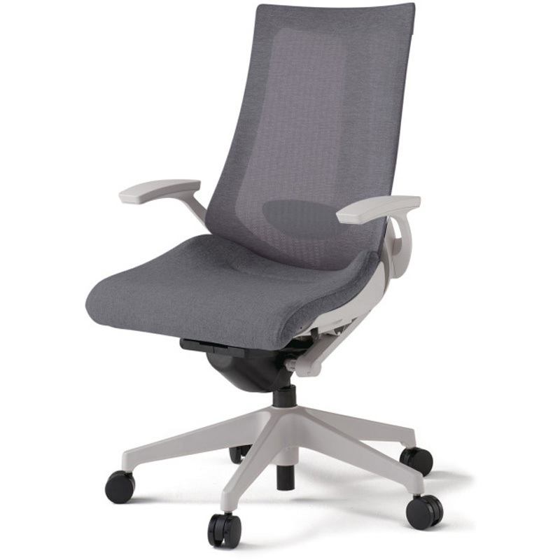 KG-455JE1GNT3 アクトチェア 固定肘 ランバーサポート付 樹脂脚 メッシュJE ナイロンキャスター<配送時組立サービス付> 1台 イトーキ 【通販モノタロウ】