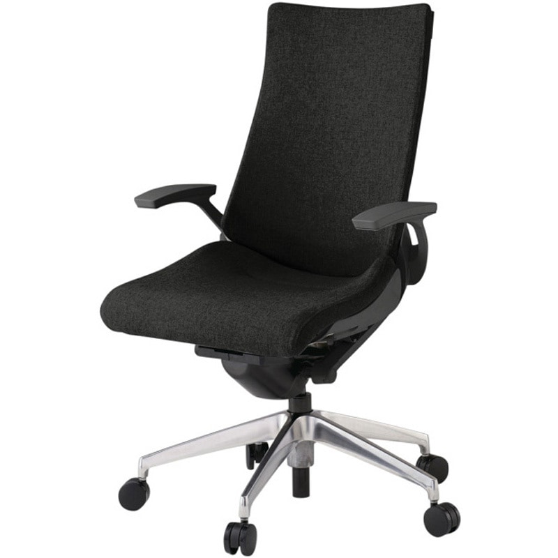 KG-435SA1ZTT1 アクトチェア 固定肘 ランバーサポートなし アルミミラー脚 クロスSA ナイロンキャスター<配送時組立サービス付> 1台 イトーキ 【通販モノタロウ】 65,890円