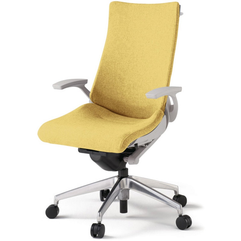 KG-435SAHM1ZNU6 アクトチェア 固定肘 ハンガー ランバーサポートなし アルミミラー脚 クロスSA ウレタンキャスター<配送時組立サービス付> 1台 イトーキ 【通販モノタロウ】