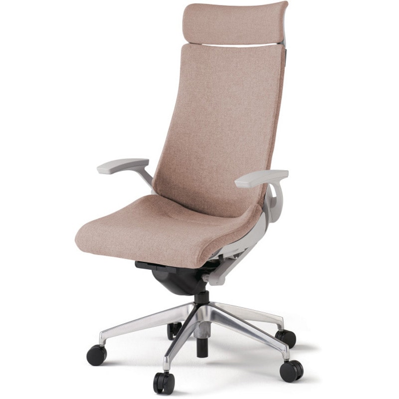 KG-415SAE1ZNF6 アクトチェア エクストラハイバック 固定肘 ランバーサポート付 アルミミラー脚 クロスSA ナイロンキャスター<配送時組立サービス付> 1台 イトーキ 【通販モノタロウ】 76,890円