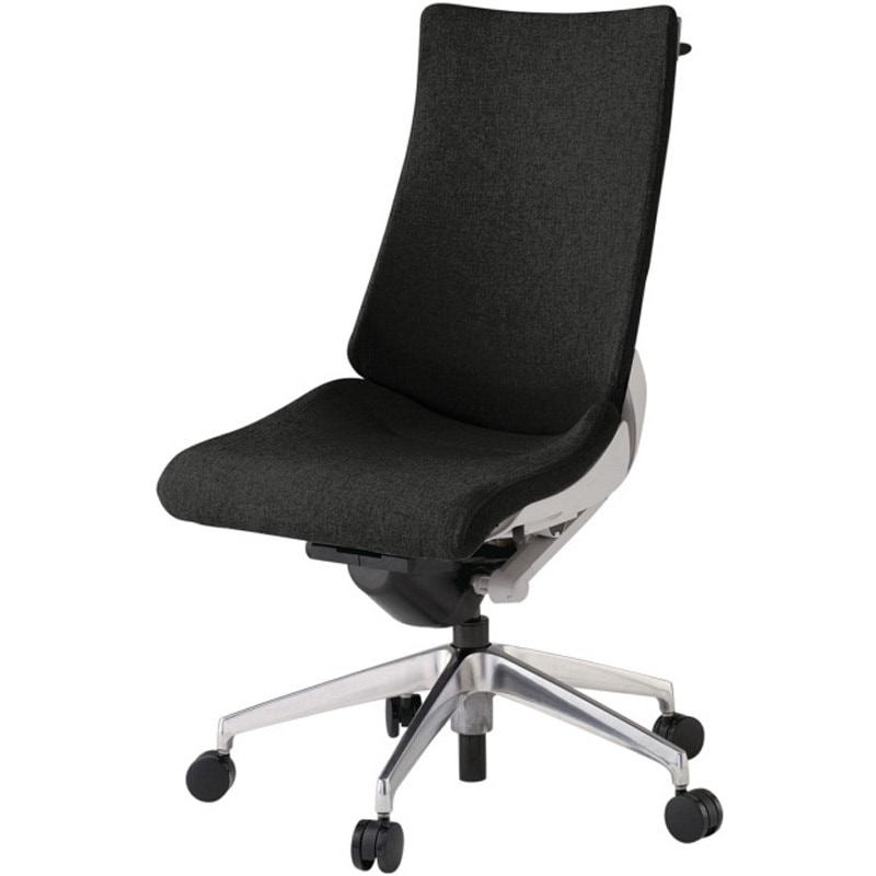 KG-410SAHM-ZNT1 アクトチェア 肘なし ハンガー ランバーサポート付 アルミミラー脚 クロスSA ウレタンキャスター<配送時組立サービス付> 1台 イトーキ 【通販モノタロウ】 65,890円