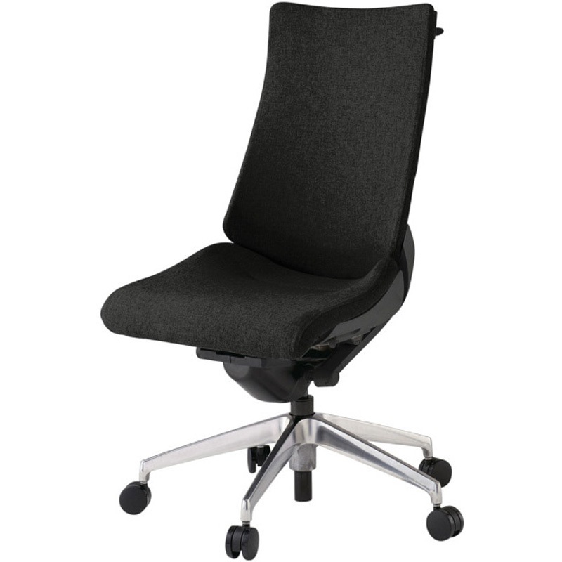 KG-410SAHM-ZTT1 アクトチェア 肘なし ハンガー ランバーサポート付 アルミミラー脚 クロスSA ウレタンキャスター<配送時組立サービス付> 1台 イトーキ 【通販モノタロウ】