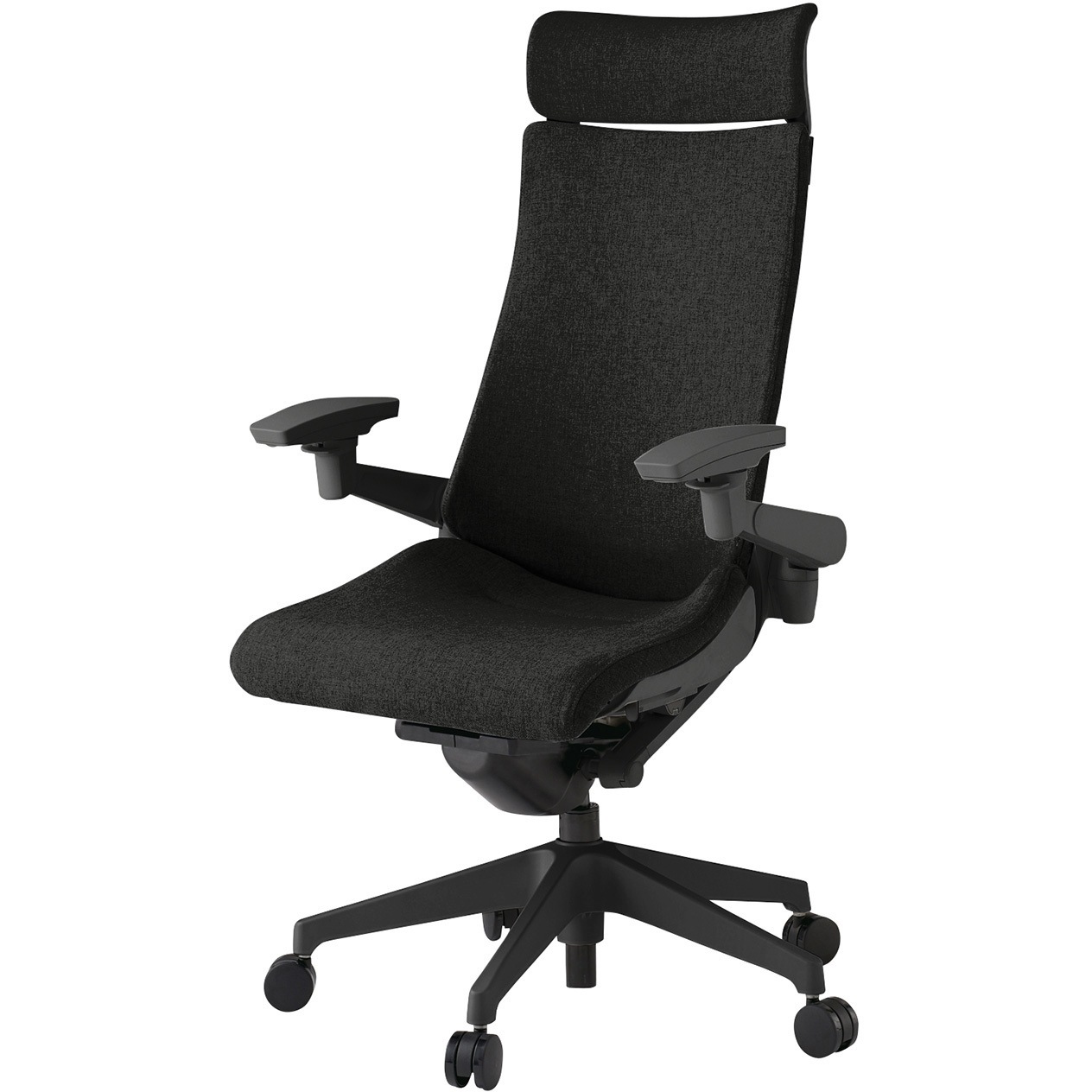 KG-437SAEM1T1T1 アクトチェア エクストラハイバック 可動肘 ランバーサポートなし 樹脂脚 クロスSA ウレタンキャスター<配送時組立サービス付> 1台 イトーキ 【通販モノタロウ】