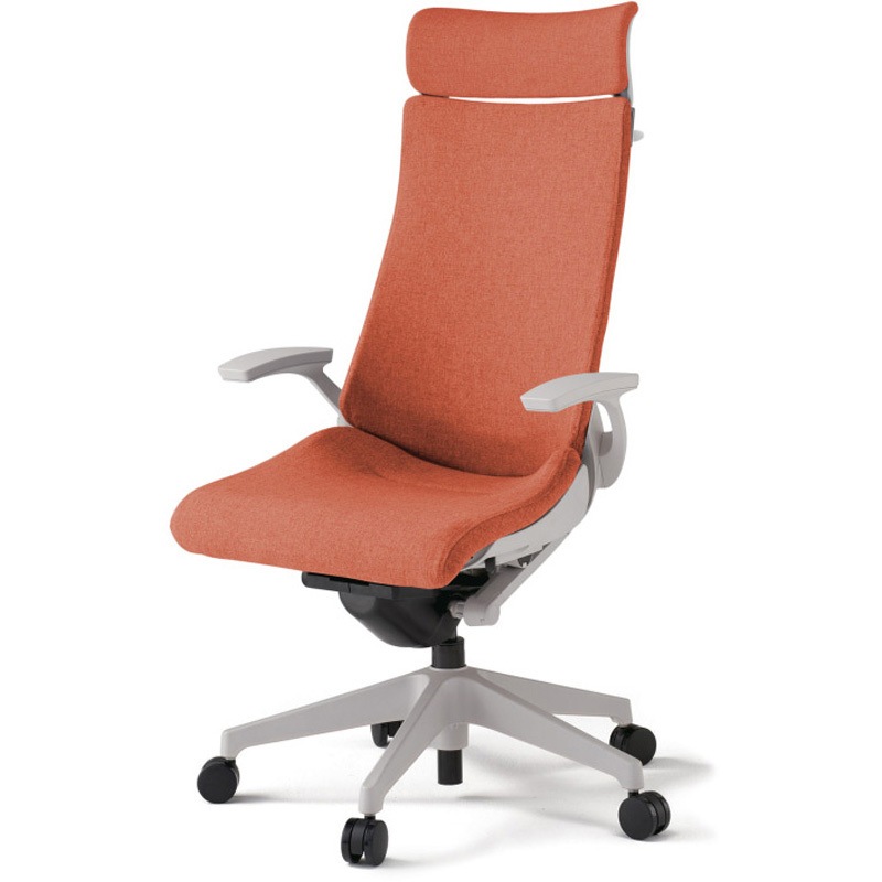 KG-435SAXM1GND4 アクトチェア エクストラハイバック 固定肘 ハンガー ランバーサポートなし 樹脂脚 クロスSA ウレタンキャスター<配送時組立サービス付> 1台 イトーキ 【通販モノタロウ】