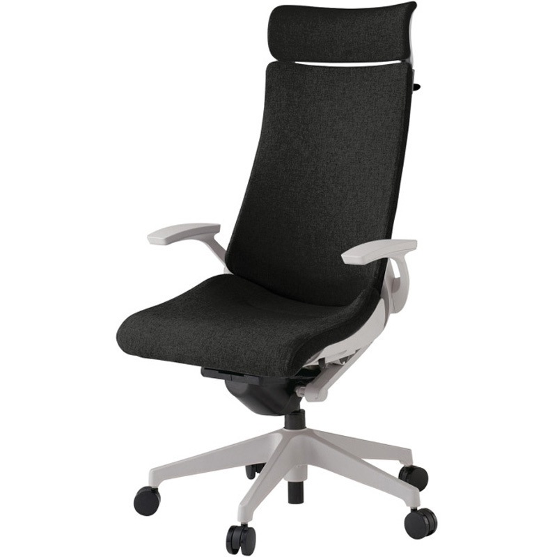 KG-435SAXM1GNT1 アクトチェア エクストラハイバック 固定肘 ハンガー ランバーサポートなし 樹脂脚 クロスSA ウレタンキャスター<配送時組立サービス付> 1台 イトーキ 【通販モノタロウ】 71,390円