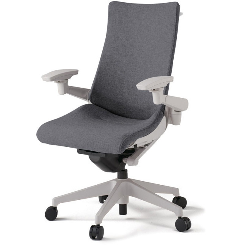 KG-437SAHM1GNT3 アクトチェア 可動肘 ハンガー ランバーサポートなし 樹脂脚 クロスSA ウレタンキャスター<配送時組立サービス付> 1台 イトーキ 【通販モノタロウ】