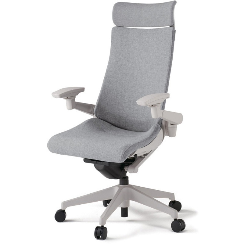 KG-417SAE1GNT7 アクトチェア エクストラハイバック 可動肘 ランバーサポート付 樹脂脚 クロスSA ナイロンキャスター<配送時組立サービス付> 1台 イトーキ 【通販モノタロウ】