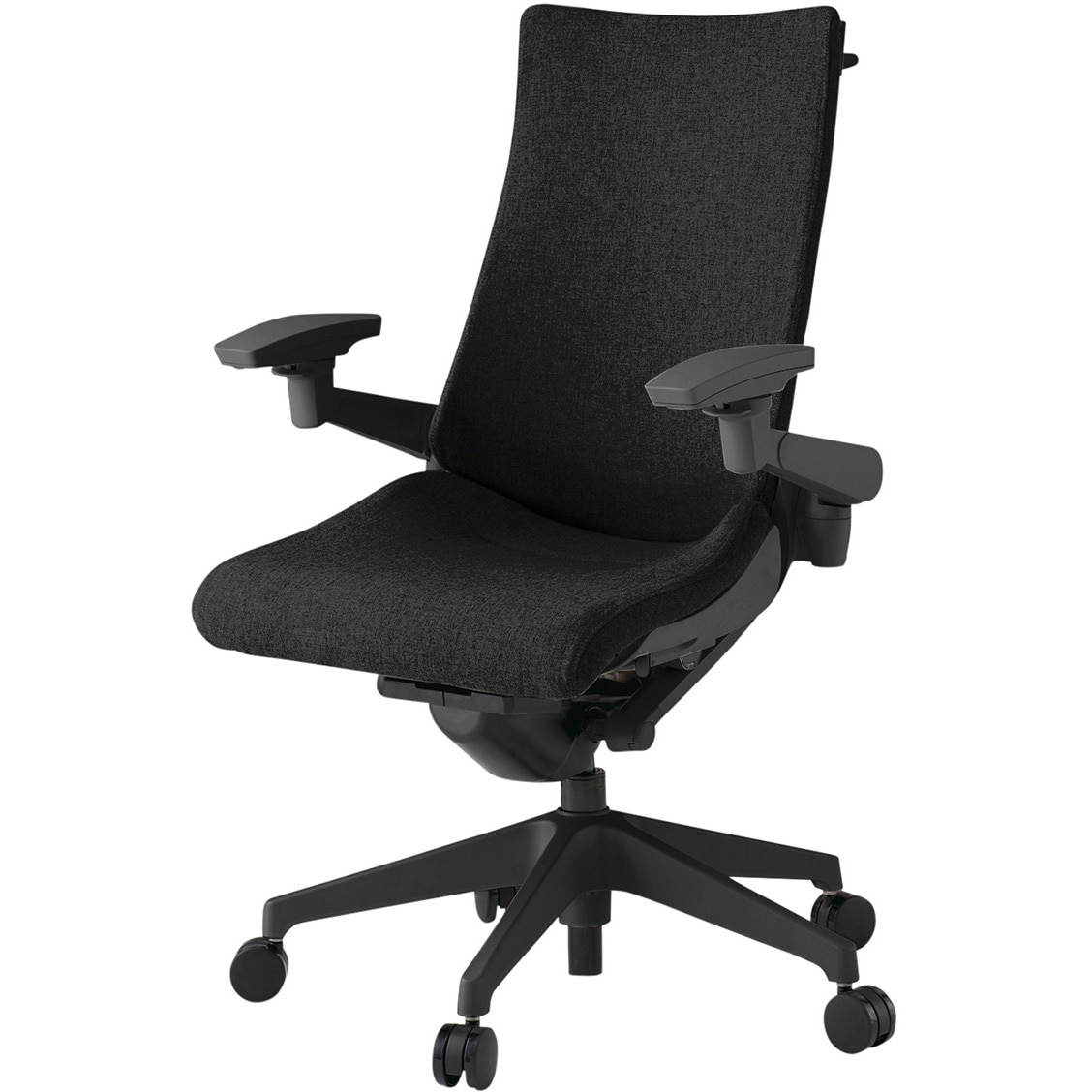 KG-417SAHM1T1T1 アクトチェア 可動肘 ハンガー ランバーサポート付 樹脂脚 クロスSA ウレタンキャスター<配送時組立サービス付> 1台 イトーキ 【通販モノタロウ】
