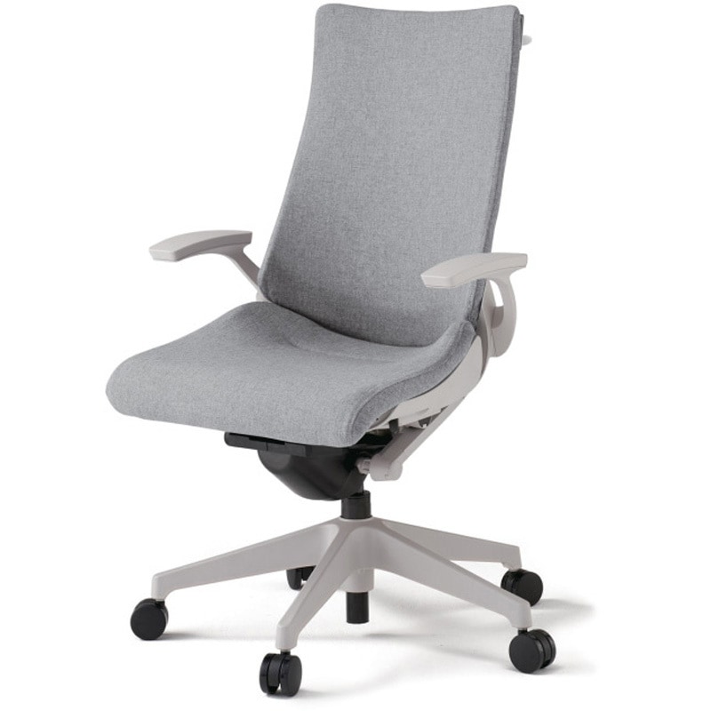 KG-415SAHM1GNT7 アクトチェア 固定肘 ハンガー ランバーサポート付 樹脂脚 クロスSA ウレタンキャスター<配送時組立サービス付> 1台 イトーキ 【通販モノタロウ】