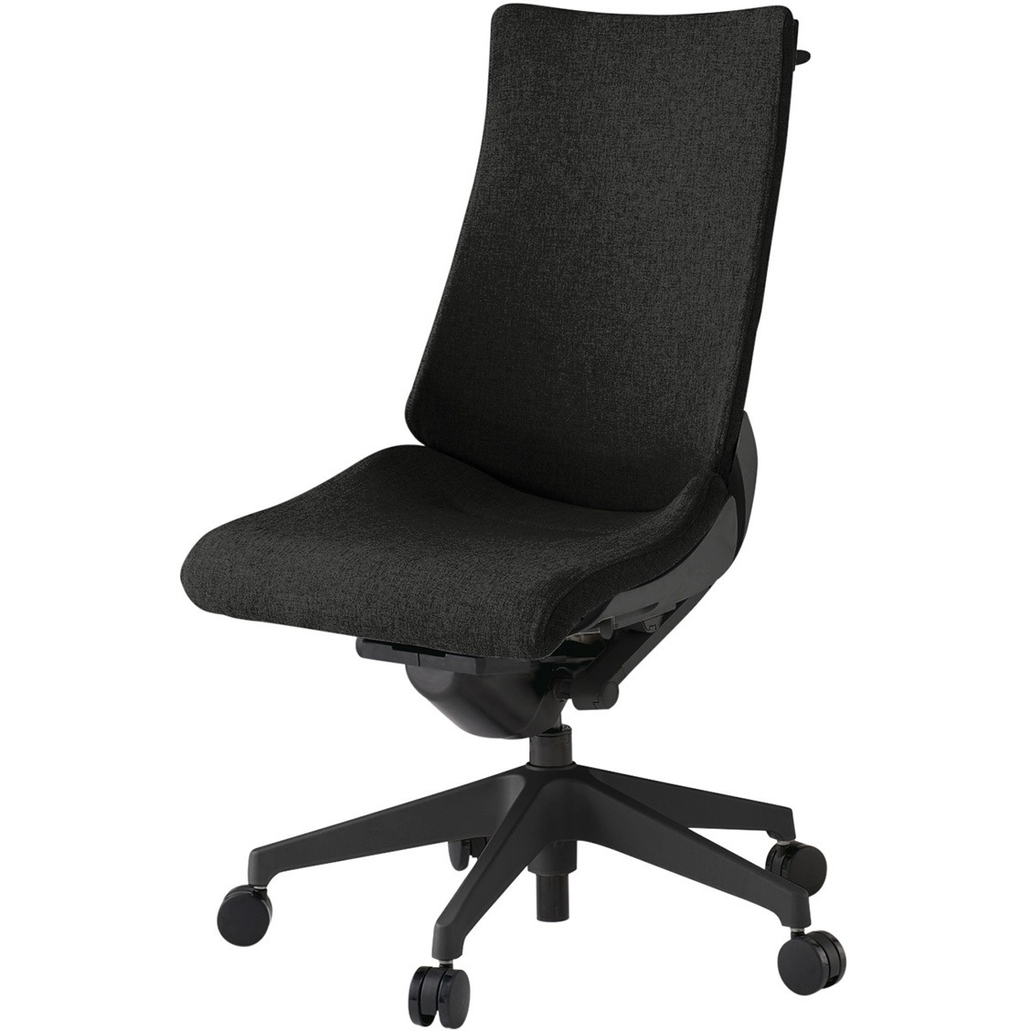 KG-410SAH-T1T1 アクトチェア 肘なし ハンガー ランバーサポート付 樹脂脚 クロスSA ナイロンキャスター<配送時組立サービス付> 1台 イトーキ 【通販モノタロウ】