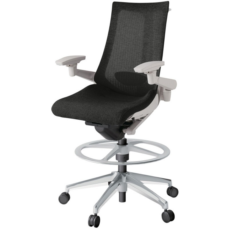 KG-457JEHP1ZNT1 アクトチェア ハイポジションタイプ 可動肘 ハンガー ランバーサポート付 アルミミラー脚 メッシュJE<配送時組立サービス付> 1台 イトーキ 【通販モノタロウ】 98,890円