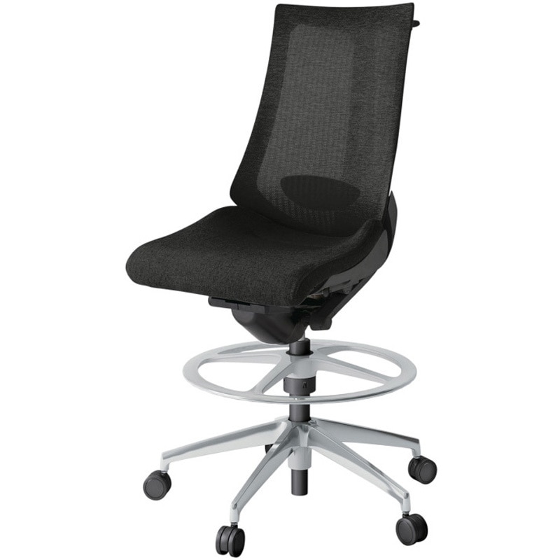 KG-450JEHP-ZTT1 アクトチェア ハイポジションタイプ 肘なし ハンガー ランバーサポート付 アルミミラー脚 メッシュJE<配送時組立サービス付> 1台 イトーキ 【通販モノタロウ】 82,390円