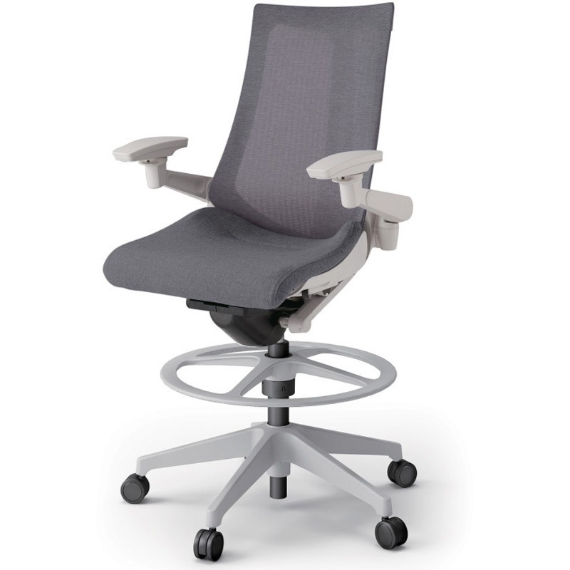 KG-477JEP1GNT3 アクトチェア ハイポジションタイプ 可動肘 ランバーサポートなし 樹脂脚 メッシュJE<配送時組立サービス付> 1台 イトーキ 【通販モノタロウ】