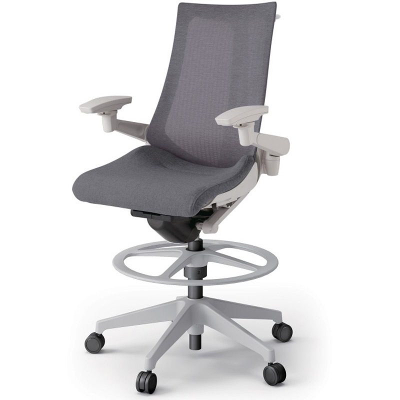 KG-477JEHP1GNT3 アクトチェア ハイポジションタイプ 可動肘 ハンガー ランバーサポートなし 樹脂脚 メッシュJE<配送時組立サービス付> 1台 イトーキ 【通販モノタロウ】