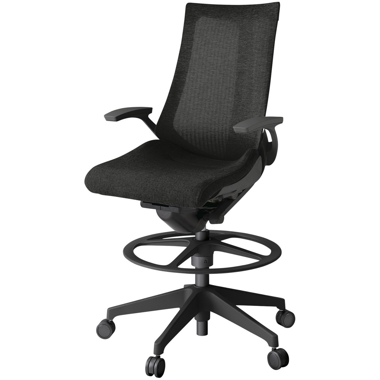 KG-475JEP1T1T1 アクトチェア ハイポジションタイプ 固定肘 ランバーサポートなし 樹脂脚 メッシュJE<配送時組立サービス付> 1台 イトーキ 【通販モノタロウ】 76,890円