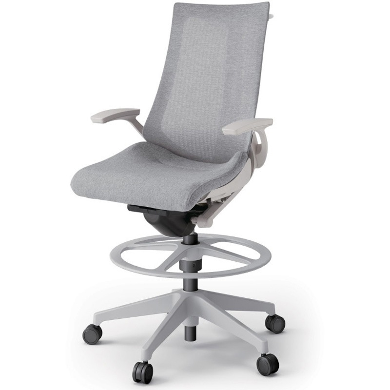 KG-475JEHP1GNT7 アクトチェア ハイポジションタイプ 固定肘 ハンガー ランバーサポートなし 樹脂脚 メッシュJE<配送時組立サービス付> 1台 イトーキ 【通販モノタロウ】