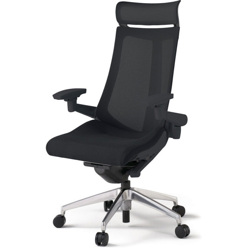 KG-477JVE-ZTT1 アクトチェア エクストラハイバック 可動肘 ランバーサポートなし アルミミラー脚 メッシュJV ナイロンキャスター<配送時組立サービス付> 1台 イトーキ 【通販モノタロウ】 149,800円