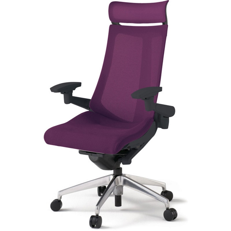 KG-477JVEM-ZTX7 アクトチェア エクストラハイバック 可動肘 ランバーサポートなし アルミミラー脚 メッシュJV ウレタンキャスター<配送時組立サービス付> 1台 イトーキ 【通販モノタロウ】 82,390円