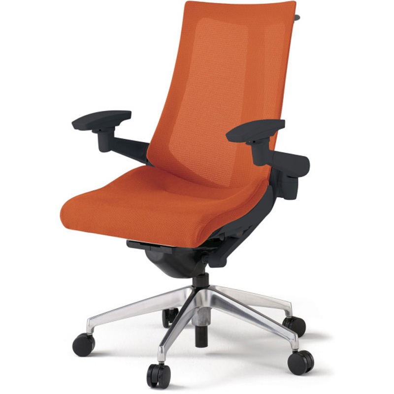 KG-477JVHM-ZTD3 アクトチェア 可動肘 ハンガー ランバーサポートなし アルミミラー脚 メッシュJV ウレタンキャスター<配送時組立サービス付> 1台 イトーキ 【通販モノタロウ】