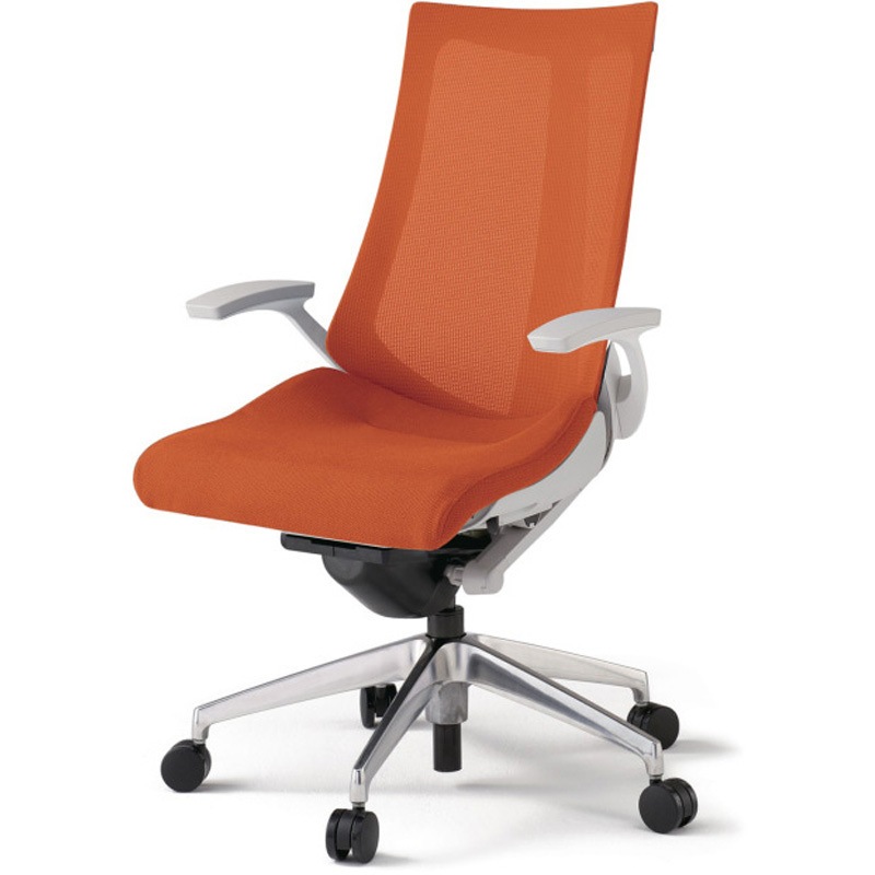 KG-475JVM-ZND3 アクトチェア 固定肘 ランバーサポートなし アルミミラー脚 メッシュJV ウレタンキャスター<配送時組立サービス付> 1台 イトーキ 【通販モノタロウ】