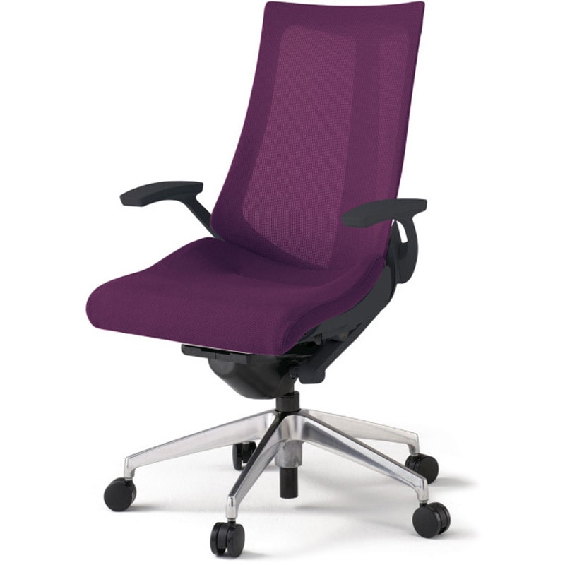 KG-475JVM-ZTX7 アクトチェア 固定肘 ランバーサポートなし アルミミラー脚 メッシュJV ウレタンキャスター<配送時組立サービス付> 1台 イトーキ 【通販モノタロウ】