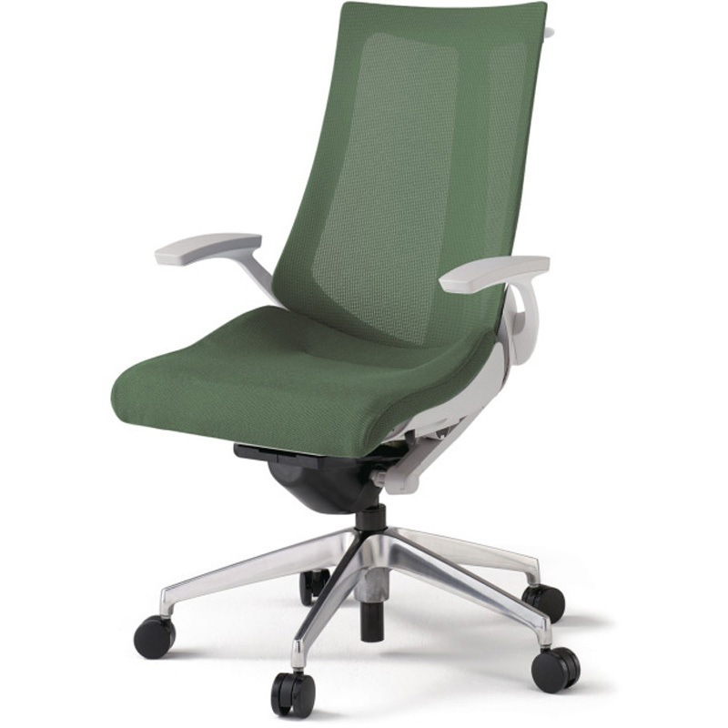 KG-475JVH-ZNQ2 アクトチェア 固定肘 ハンガー ランバーサポートなし アルミミラー脚 メッシュJV ナイロンキャスター<配送時組立サービス付> 1台 イトーキ 【通販モノタロウ】