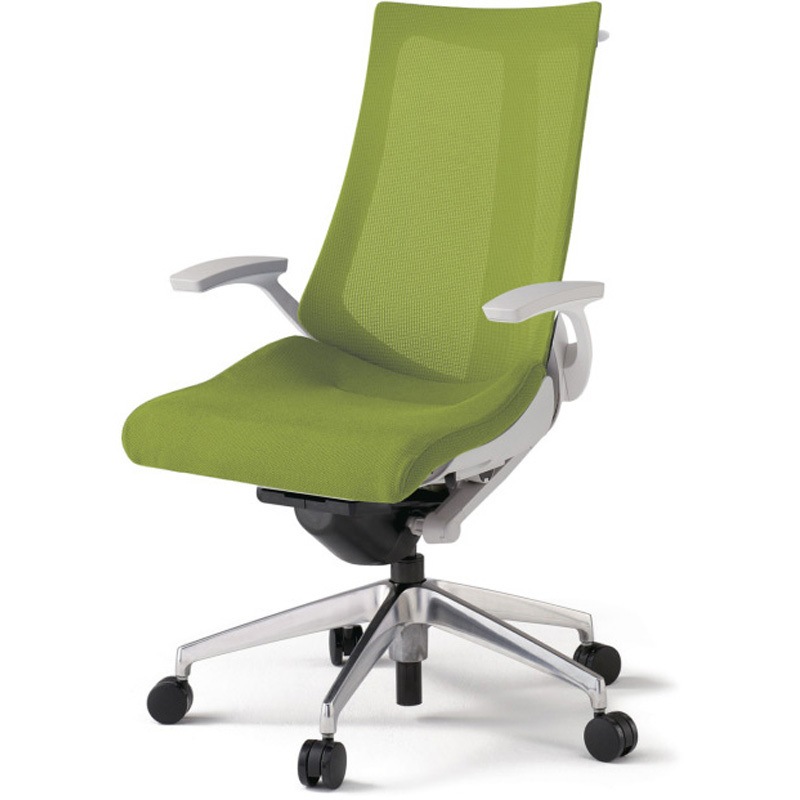 KG-475JVH-ZNQ6 アクトチェア 固定肘 ハンガー ランバーサポートなし アルミミラー脚 メッシュJV ナイロンキャスター<配送時組立サービス付> 1台 イトーキ 【通販モノタロウ】