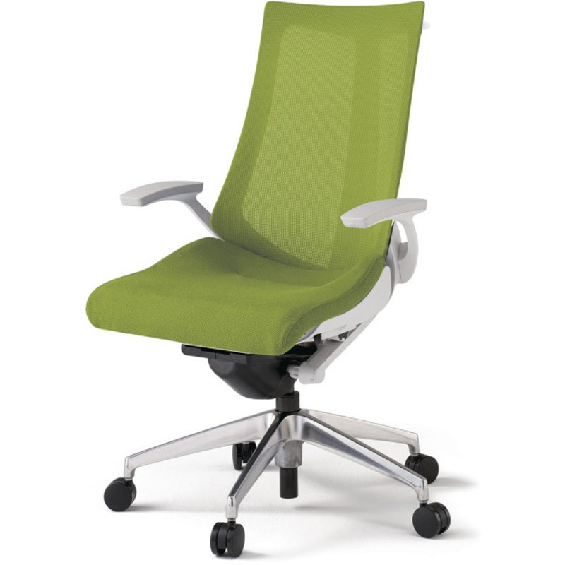 KG-475JVH-ZWQ6 アクトチェア 固定肘 ハンガー ランバーサポートなし アルミミラー脚 メッシュJV ナイロンキャスター<配送時組立サービス付> 1台 イトーキ 【通販モノタロウ】