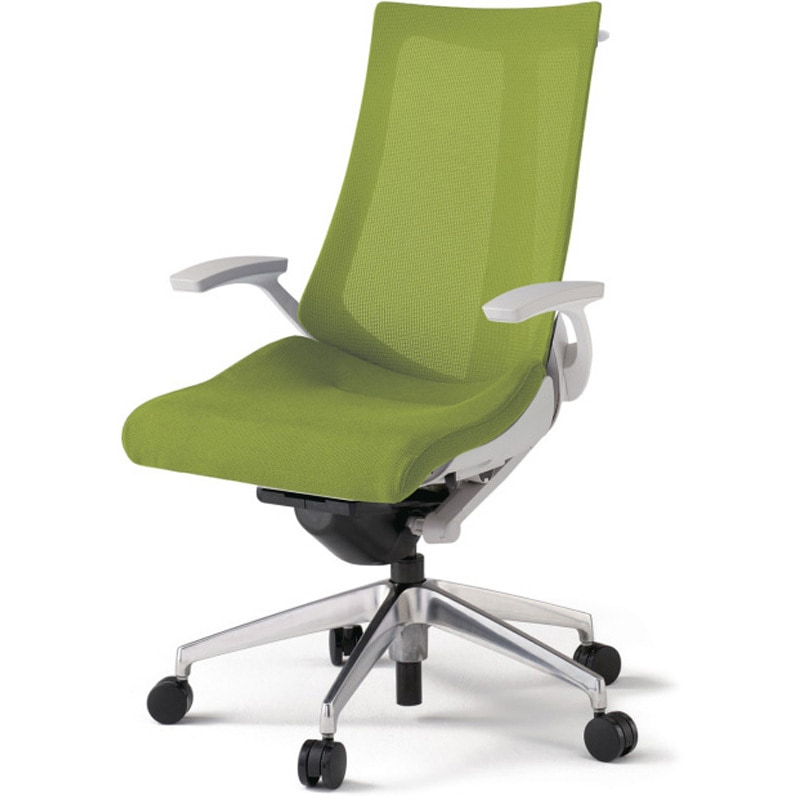 KG-475JVHM-ZNQ6 アクトチェア 固定肘 ハンガー ランバーサポートなし アルミミラー脚 メッシュJV ウレタンキャスター<配送時組立サービス付> 1台 イトーキ 【通販モノタロウ】