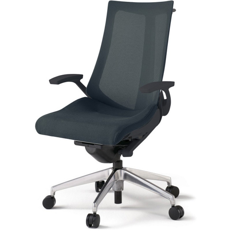 KG-475JVHM-ZTW2 アクトチェア 固定肘 ハンガー ランバーサポートなし アルミミラー脚 メッシュJV ウレタンキャスター<配送時組立サービス付> 1台 イトーキ 【通販モノタロウ】