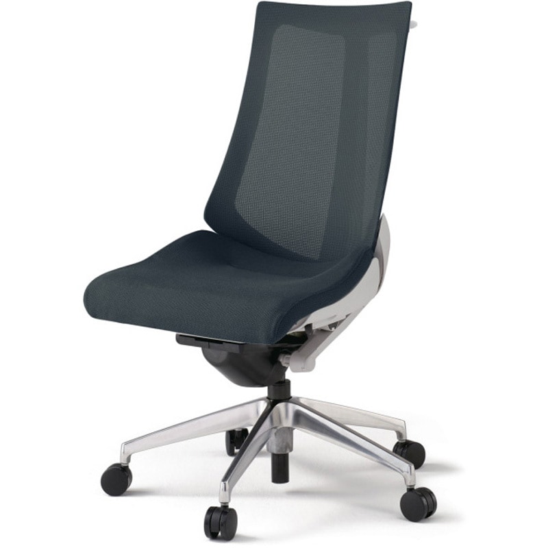 KG-470JVHM-ZNW2 アクトチェア 肘なし ハンガー ランバーサポートなし アルミミラー脚 メッシュJV ウレタンキャスター<配送時組立サービス付> 1台 イトーキ 【通販モノタロウ】