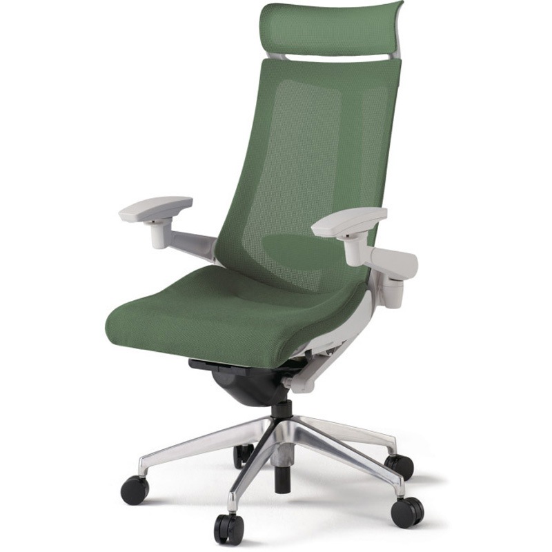 KG-457JVE-ZNQ2 アクトチェア エクストラハイバック 可動肘 ランバーサポート付 アルミミラー脚 メッシュJV ナイロンキャスター<配送時組立サービス付> 1台 イトーキ 【通販モノタロウ】