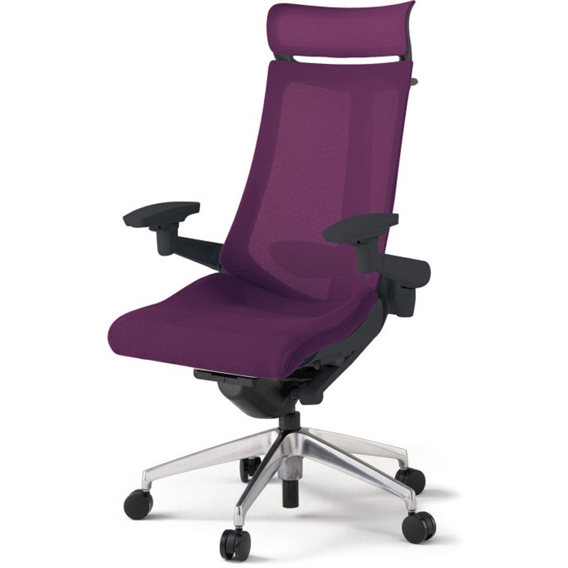 KG-457JVX-ZTX7 アクトチェア エクストラハイバック 可動肘 ハンガー ランバーサポート付 アルミミラー脚 メッシュJV ナイロンキャスター<配送時組立サービス付> 1台 イトーキ 【通販モノタロウ】