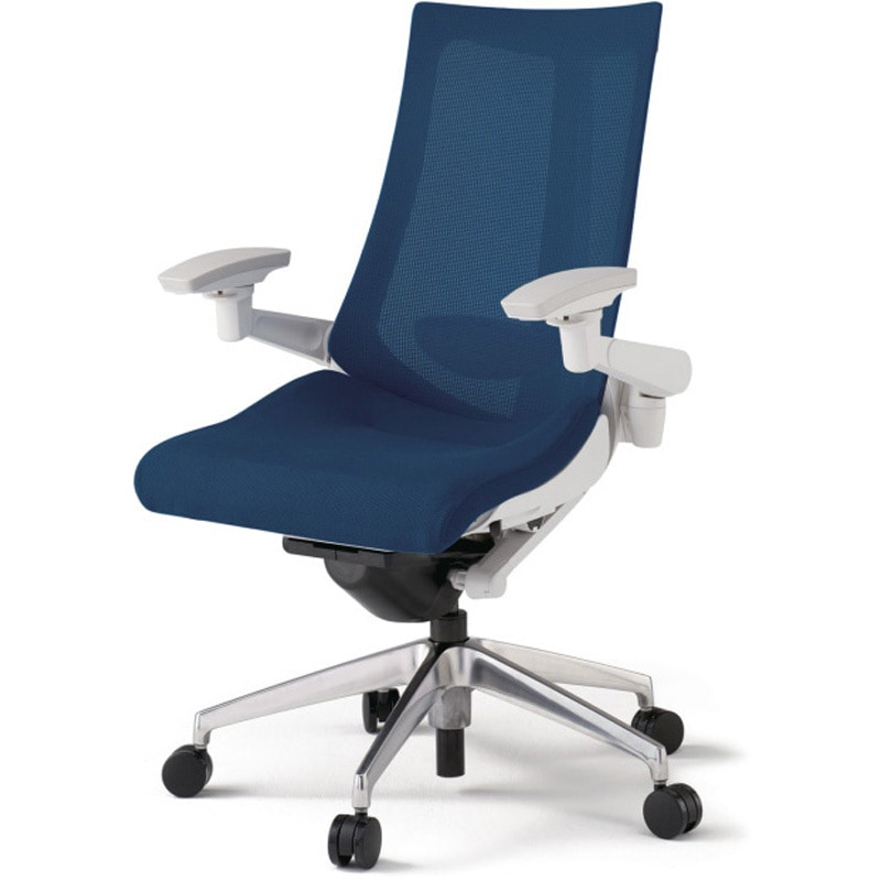 KG-457JV-ZWB2 アクトチェア 可動肘 ランバーサポート付 アルミミラー脚 メッシュJV ナイロンキャスター<配送時組立サービス付> 1台 イトーキ 【通販モノタロウ】 76,890円