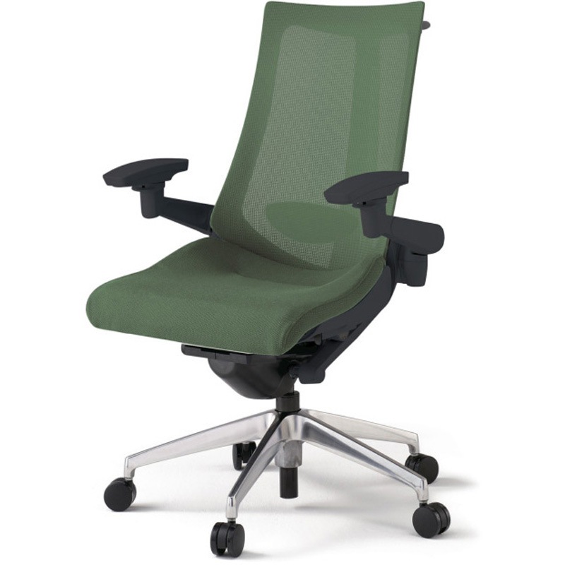 KG-457JVH-ZTQ2 アクトチェア 可動肘 ハンガー ランバーサポート付 アルミミラー脚 メッシュJV ナイロンキャスター<配送時組立サービス付> 1台 イトーキ 【通販モノタロウ】